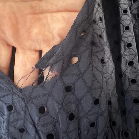 VERONICA BEARD
Satori Eyelet Short-Sleeve Maxi Dress - Picture 5 of 7